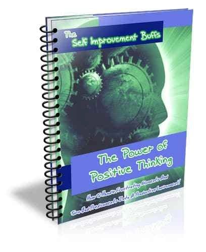 3D ebook mockup cover for The Power of Positive Thinking PDF