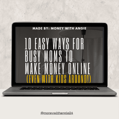 Cover image for the busy moms make money online PDF guide