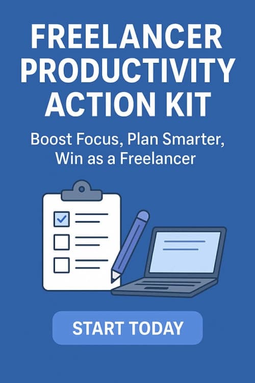 Cover for Boost Your Freelance Productivity All-in-One Action Kit